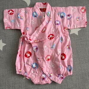 NWT Japanese Baby Girl jinbei Kimono - Size 70